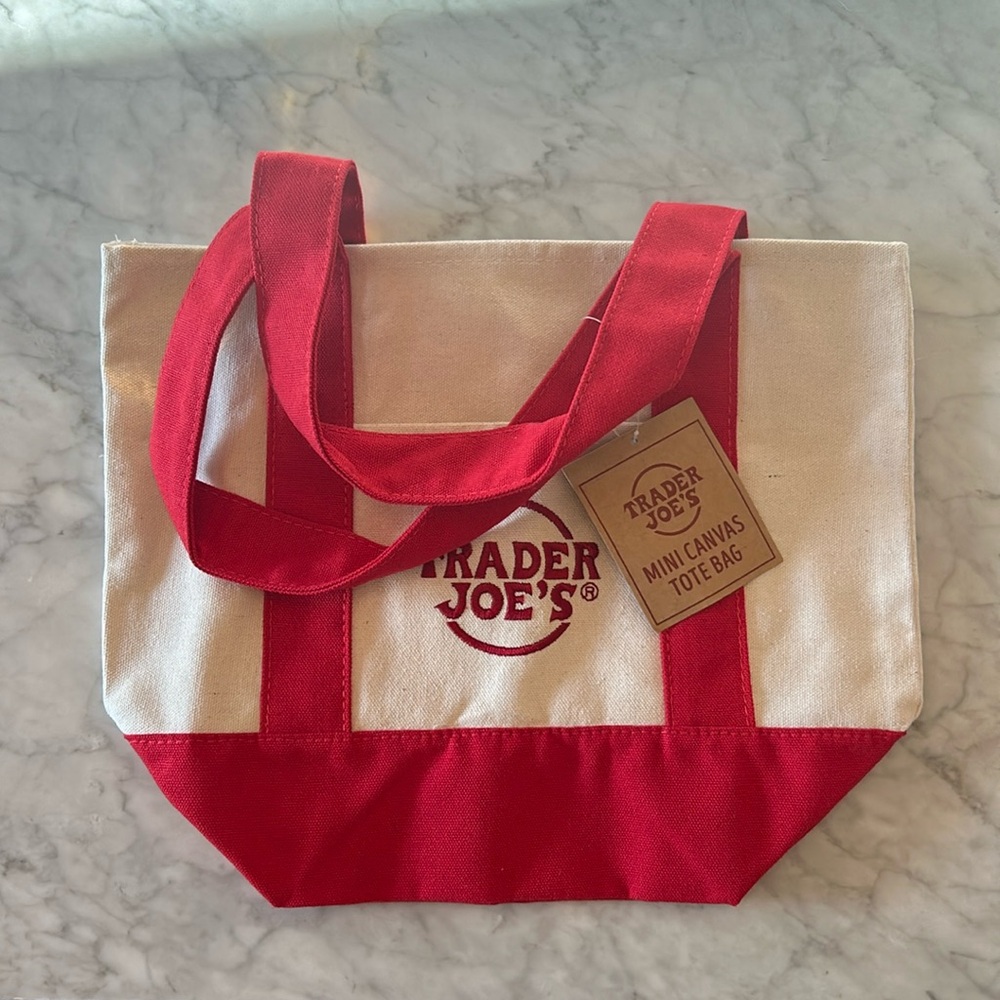 Trader Joe’s Mini tote bag!!! New with tags - Picture 1 of 2